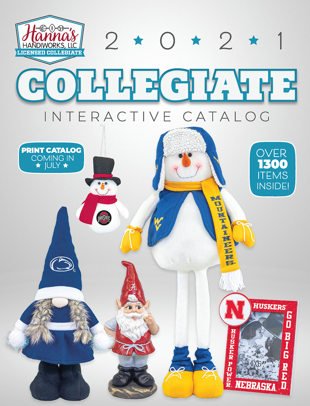 New Addition! 2021 Interactive Licensed Collegiate Catalog Hanna's