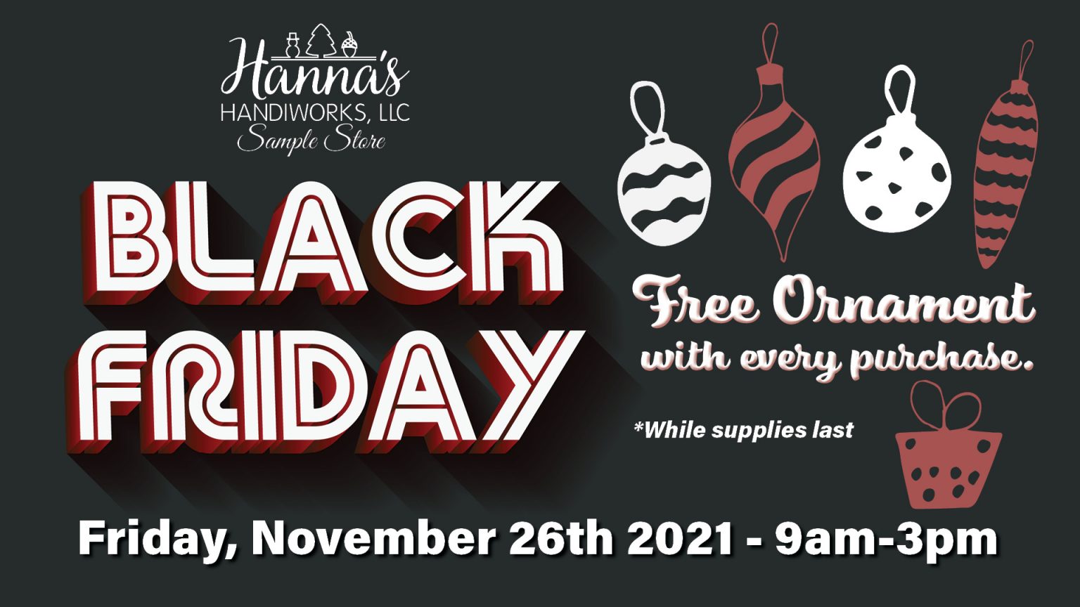 Sample Store Black Friday 2021 Hanna's Handiworks Blog