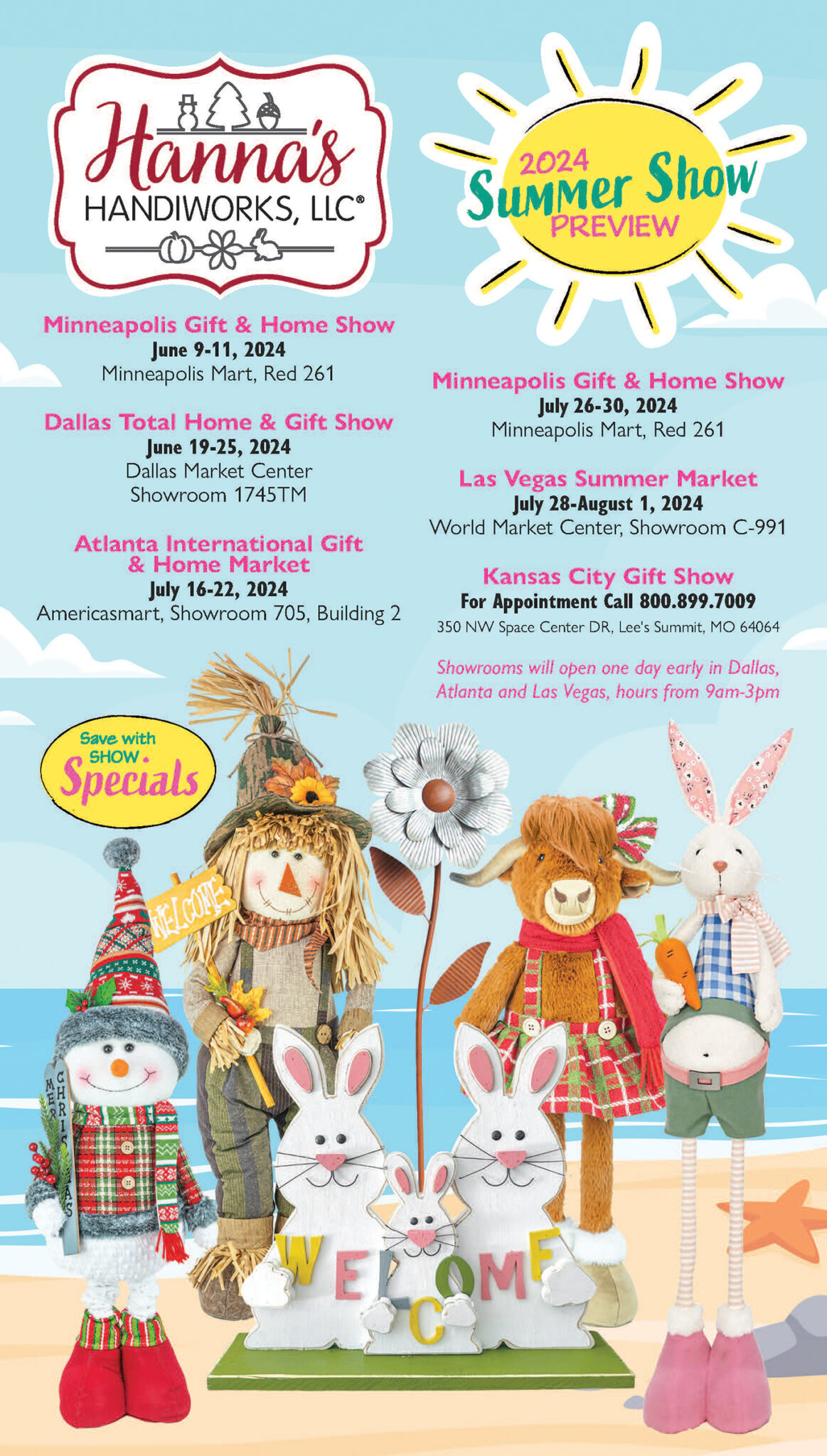 2024 Summer Market Schedule Announced Hanna's Handiworks Blog