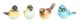 Sprightly Colorful Spring Bird Tabletop 4 Asst.