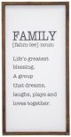 Family Plays Together Sign