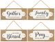 Blessed Family Gather Pray Hanger 4 Asst.