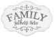 Family Gathers Here Wall Art