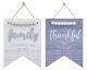 Thankful Family Beaded Banner Hanger 2 Asst.