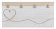 Heart Script Photo Clip Hanger