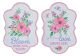 Bloom Love Floral Pink Sign 2 Asst
