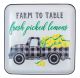 Gingham Truck Fresh Lemons Sign