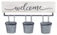 Hanging Pail Welcome Planter