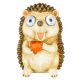 Hungry Hedgehog with Solar Lights