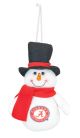 Alabama Snowman Ornament