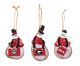 Georgia Snowman Ornament 3 Asst