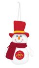 Iowa State Snowman Ornament