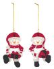 Arkansas Resin Snowman Ornament 2-Piece Set